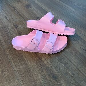 Birkenstock Light Pink Double Strap Sandals